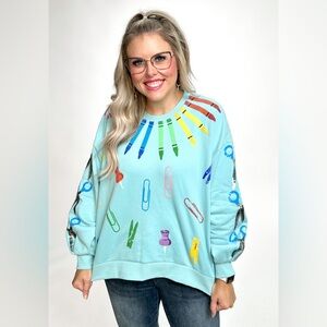 QOS Teacher Supplies Sweatshirt
